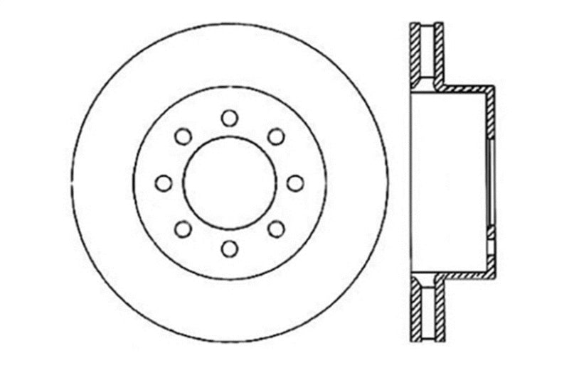 StopTech Drilled Sport Brake Rotor