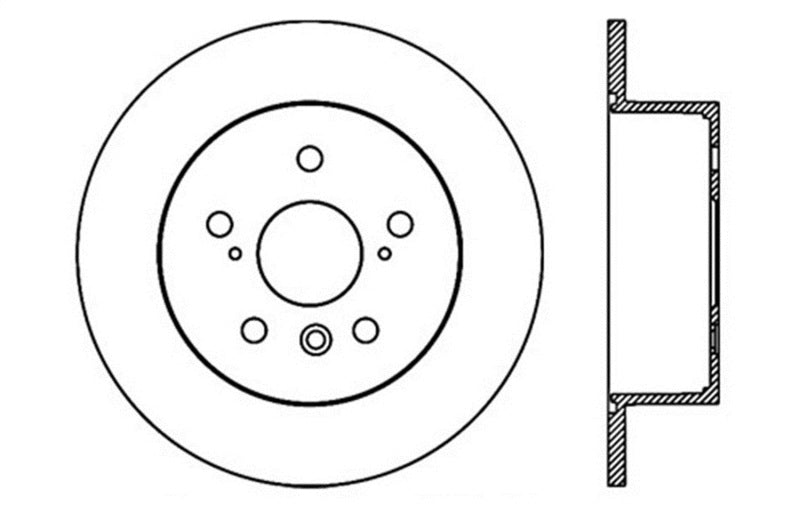 StopTech Drilled Sport Brake Rotor