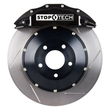 Load image into Gallery viewer, StopTech 07-08 Audi RS4 Front Big Brake Kit w/ Black ST-60 Calipers 380x32mm Slotted Rotors