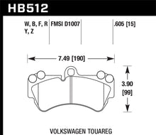Load image into Gallery viewer, Hawk 2009 Porsche Cayenne Base HPS 5.0 Front Brake Pads