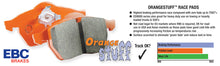 Load image into Gallery viewer, EBC Wilwood Dynapro Lug Mount Caliper Orangestuff Brake Pads