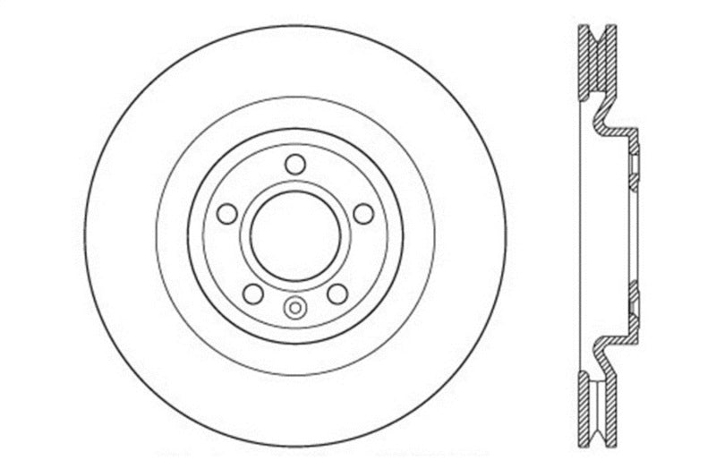 StopTech Slotted & Drilled Sport Brake Rotor