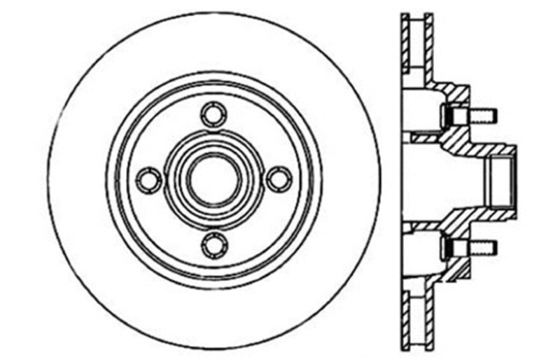 StopTech Drilled Sport Brake Rotor