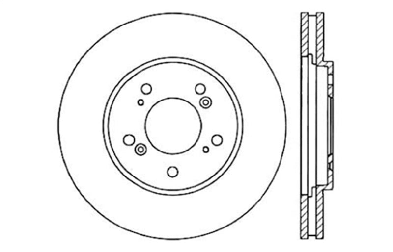 StopTech Drilled Sport Brake Rotor