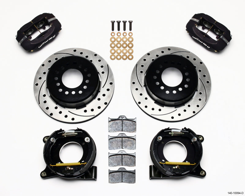 Wilwood Forged Dynalite P/S Park Brake Kit Drilled Chevy C-10 2.42 Offset 5-lug