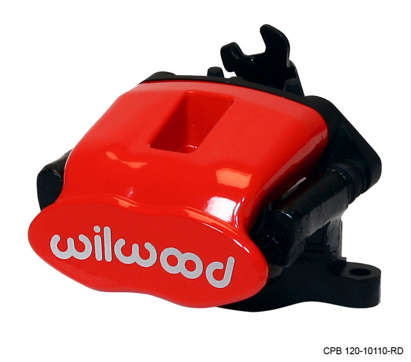 Wilwood Caliper-Combination Parking Brake-L/H-Red 41mm piston 1.00in Disc