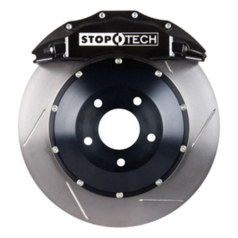 StopTech 06-10 BMW M5/M6 w/ Black ST-60 Calipers 380x35mm Slotted Rotors Front Big Brake Kit