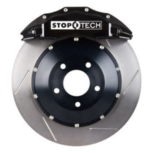 Load image into Gallery viewer, StopTech 07-08 Audi RS4 Front Big Brake Kit w/ Black ST-60 Calipers 380x32mm Slotted Rotors