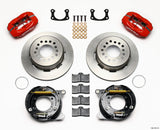 Wilwood Forged Dynalite P/S Park Brake Kit Red New Big Ford 2.50in Offset Front Caliper Mount