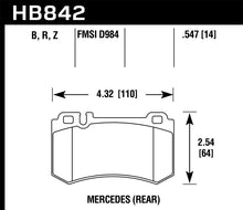 Load image into Gallery viewer, Hawk 05-10 Mercedes SLK Class HPS 5.0 Rear Brake Pads