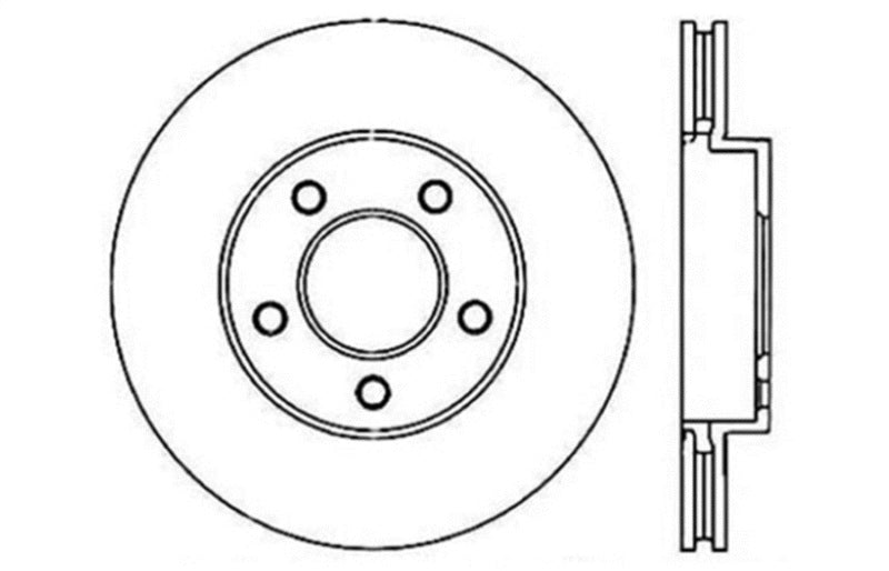 StopTech Drilled Sport Brake Rotor
