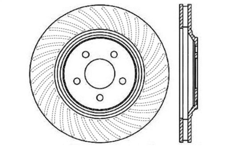 StopTech Drilled Sport Brake Rotor