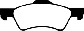 EBC 01-07 Chrysler Town & Country 3.3 Rear Rotors Redstuff Front Brake Pads