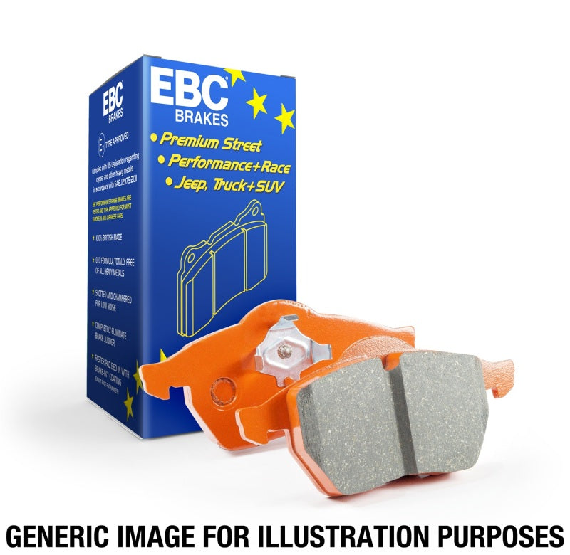 EBC 73-74 Buick Apollo 4.1 Orangestuff Front Brake Pads