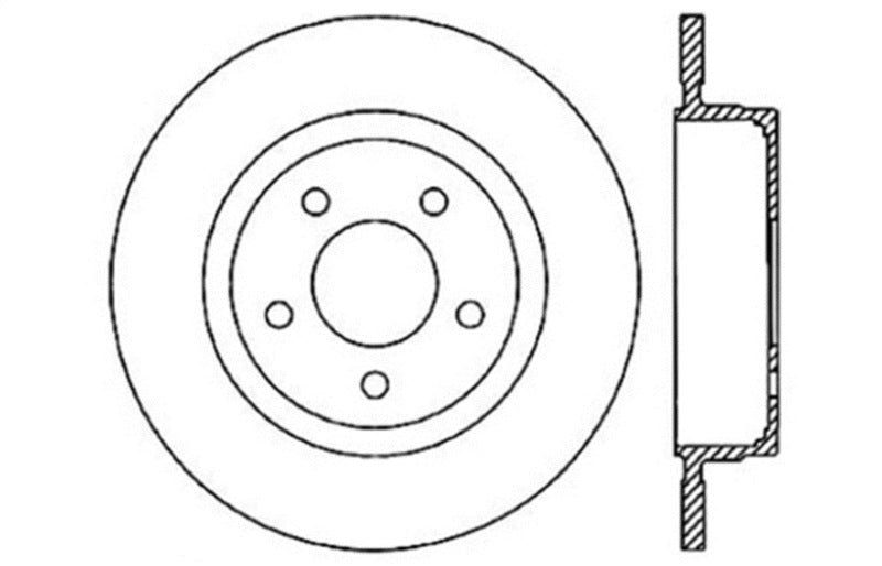 StopTech Drilled Sport Brake Rotor