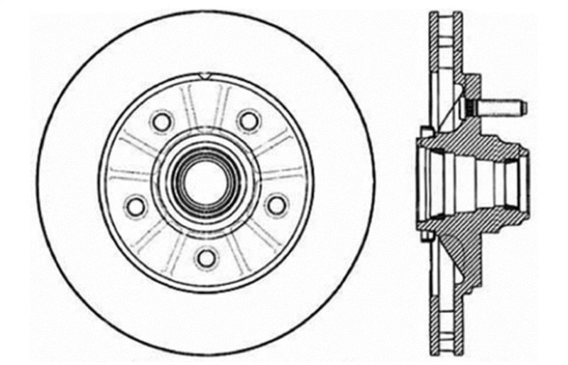 StopTech Drilled Sport Brake Rotor