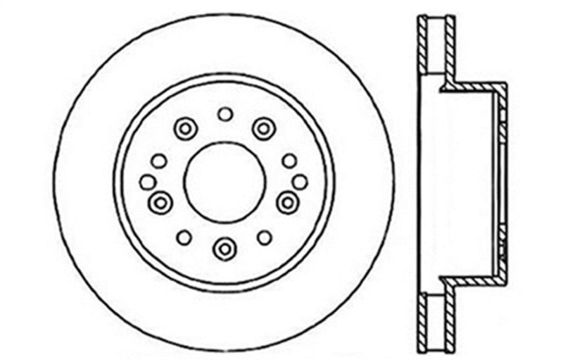 StopTech Drilled Sport Brake Rotor