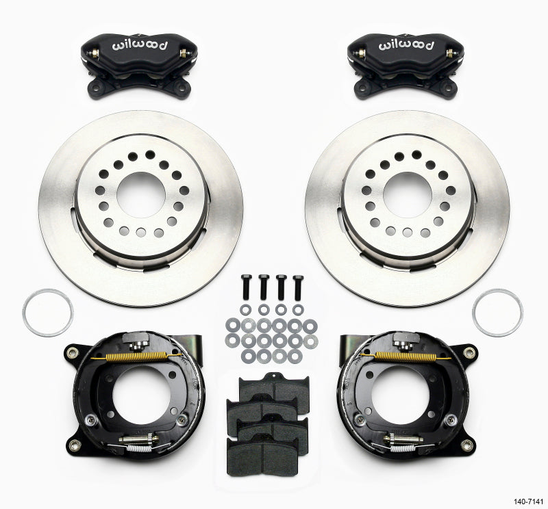 Wilwood Forged Dynalite P/S Park Brake Kit Chevy 12 Bolt w/ C-Clips
