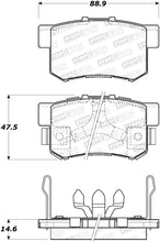 Load image into Gallery viewer, StopTech 05-16 Honda CR-V Street Rear Brake Pads
