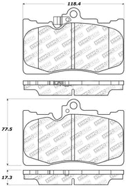 StopTech Street Select Brake Pads - Front