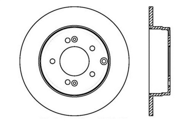 StopTech Drilled Sport Brake Rotor