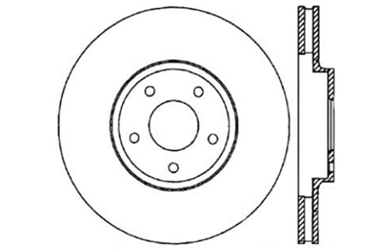 StopTech Drilled Sport Brake Rotor
