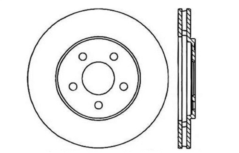 StopTech Drilled Sport Brake Rotor