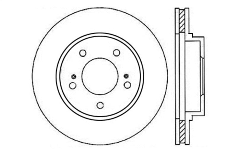 StopTech Drilled Sport Brake Rotor