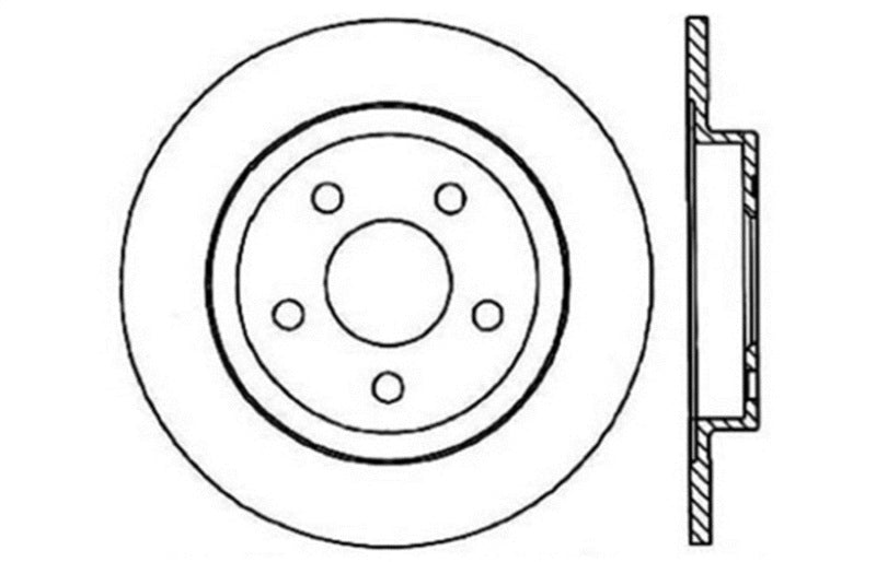 StopTech Drilled Sport Brake Rotor