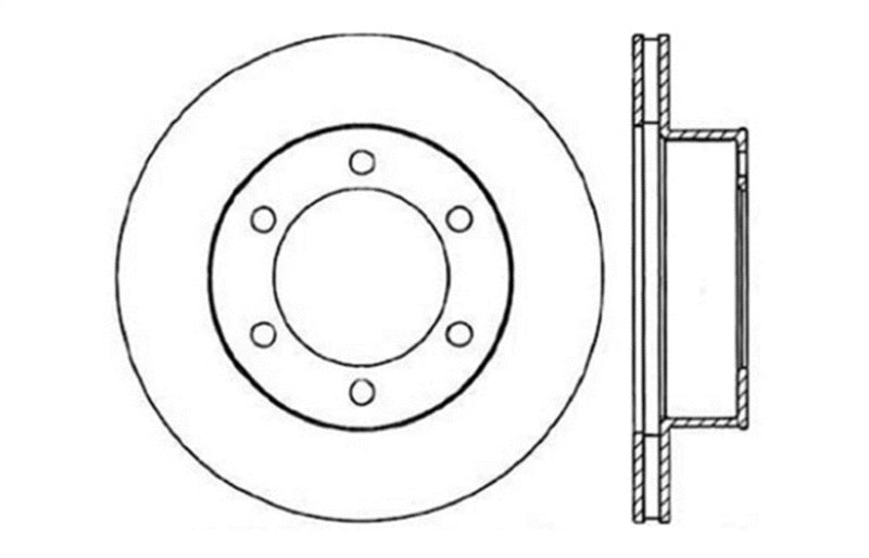 StopTech Drilled Sport Brake Rotor