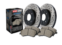 Load image into Gallery viewer, StopTech 02-04 Honda CRV Drilled and Slotted Street Brake Kit Front and Rear