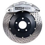 StopTech 10-15 BMW 535i/550i ST-60 Silver Drilled Calipers 380x35mm Rotors Front Big Brake Kit