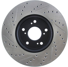 Load image into Gallery viewer, StopTech Slotted &amp; Drilled Sport Brake Rotor Front Left 13 Honda Accord Sport