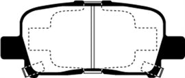 EBC 00-02 Acura MDX 3.5 Greenstuff Rear Brake Pads