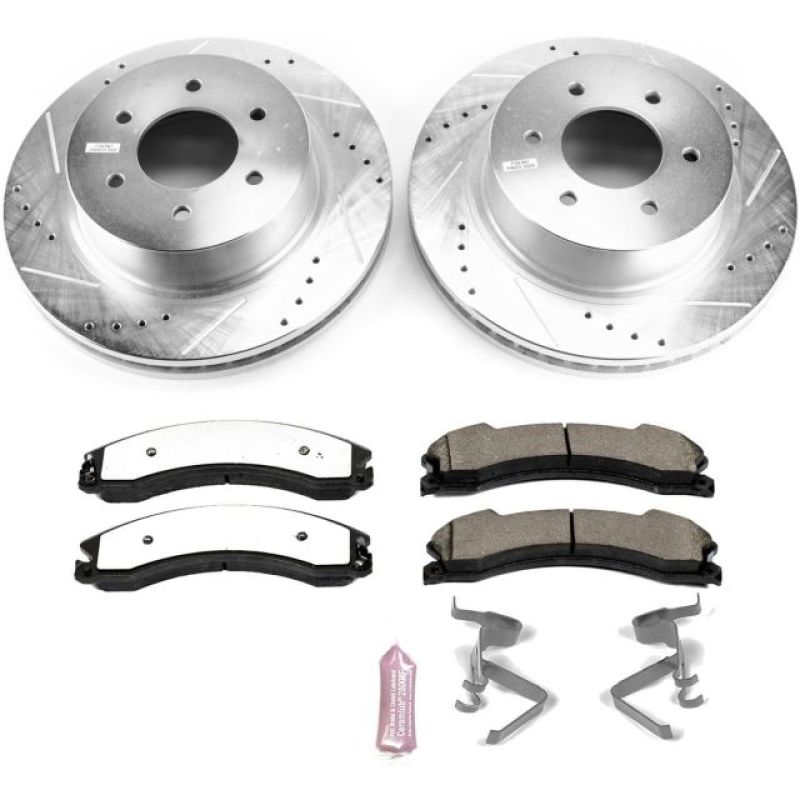 Power Stop 16-18 Nissan Titan XD Front Z36 Truck & Tow Brake Kit