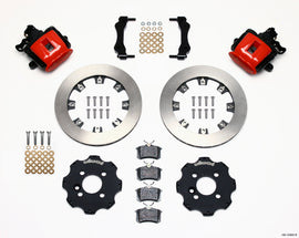 Wilwood Combination Parking Brake Rear Kit 11.75in Red Mini Cooper
