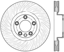 Load image into Gallery viewer, StopTech 11-14 Porsche Cayenne / 11-15 VW Touareg Front Left Slotted Sport Brake Rotor