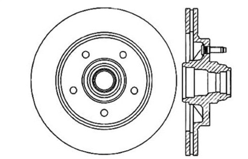 StopTech Drilled Sport Brake Rotor