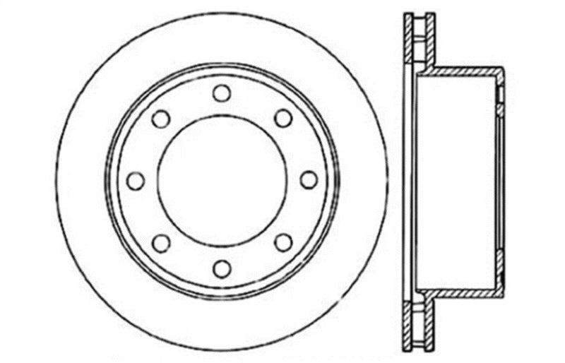 StopTech Drilled Sport Brake Rotor