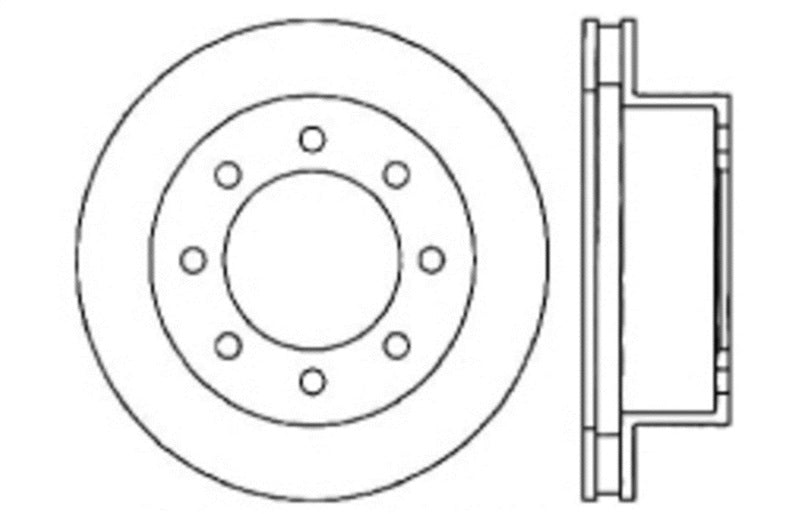 StopTech Drilled Sport Brake Rotor