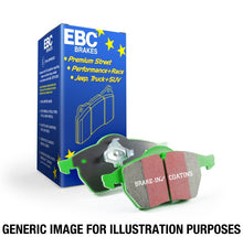 Load image into Gallery viewer, EBC 00 Volkswagen Eurovan 2.8 (ATE) with Wear Leads Greenstuff Front Brake Pads