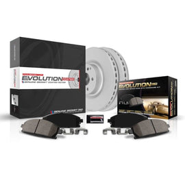Power Stop 12-19 Ford F-250 Super Duty Rear Z17 Evolution Geomet Coated Brake Kit