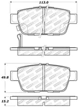 Load image into Gallery viewer, StopTech 06-14 Honda Ridgeline Street Select Rear Brake Pads