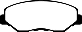 EBC 13-15 Acura ILX 1.5 Hybrid Greenstuff Front Brake Pads