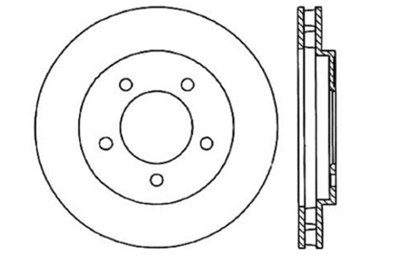 StopTech Drilled Sport Brake Rotor