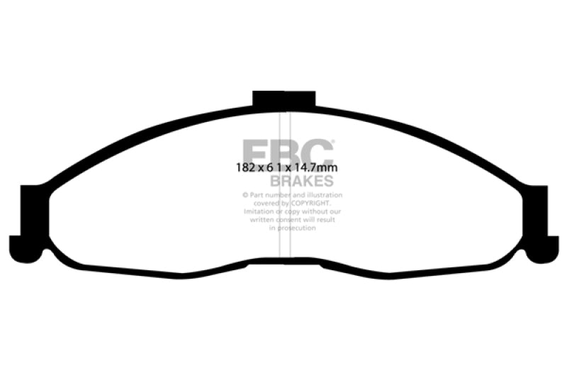 EBC Baer T4 Caliper Orangestuff Brake Pads