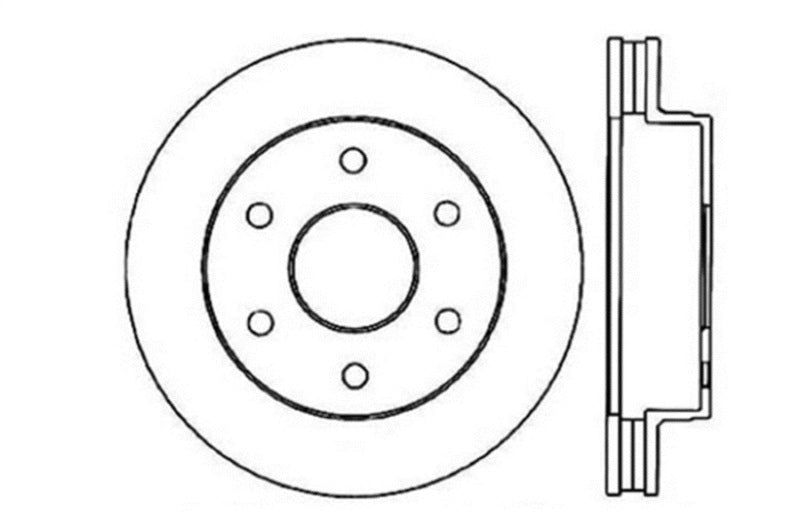 StopTech Drilled Sport Brake Rotor