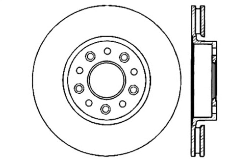 StopTech Slotted & Drilled Sport Brake Rotor