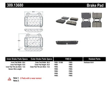 Load image into Gallery viewer, StopTech Performance 08+ Mitsubishi Evolution X Rear Brake Pads
