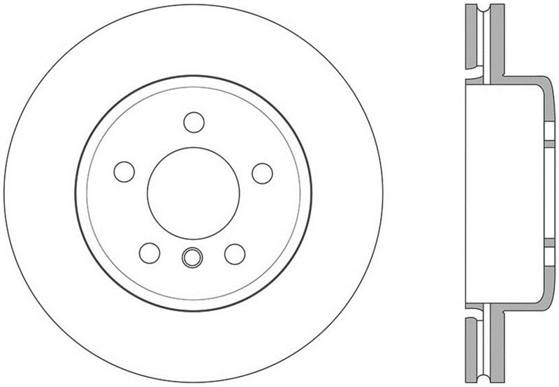 StopTech Sport 14-15 BMW 435i Rear Left Slotted Brake Rotor